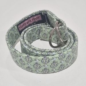 Vineyard Vines Anchor Pattern Cotton Belt Girl's Size L